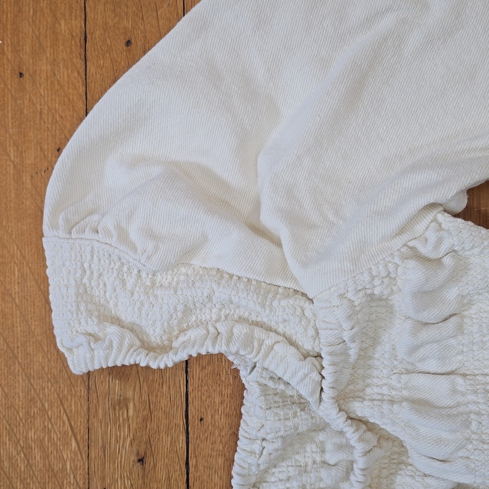 Area Stars, Marla Dress, Mini Babydoll Long Sleeve, Cream, EUC Women's S - Picture 10 of 16
